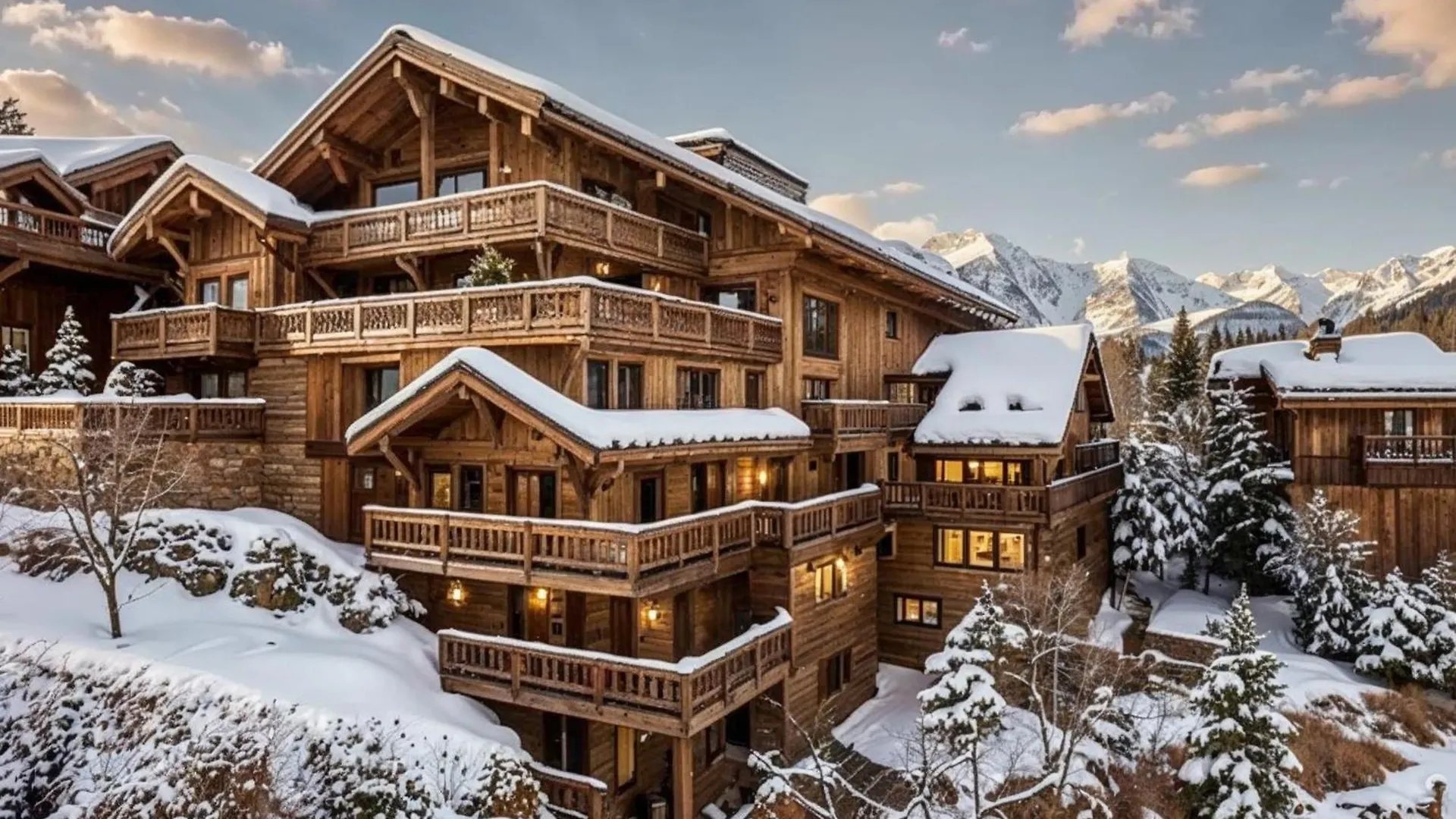 דירה Les Allues Appartement De Luxe Avec Jacuzzi Et Terrasse Panoramique A Meribel - Fr-1-613-134