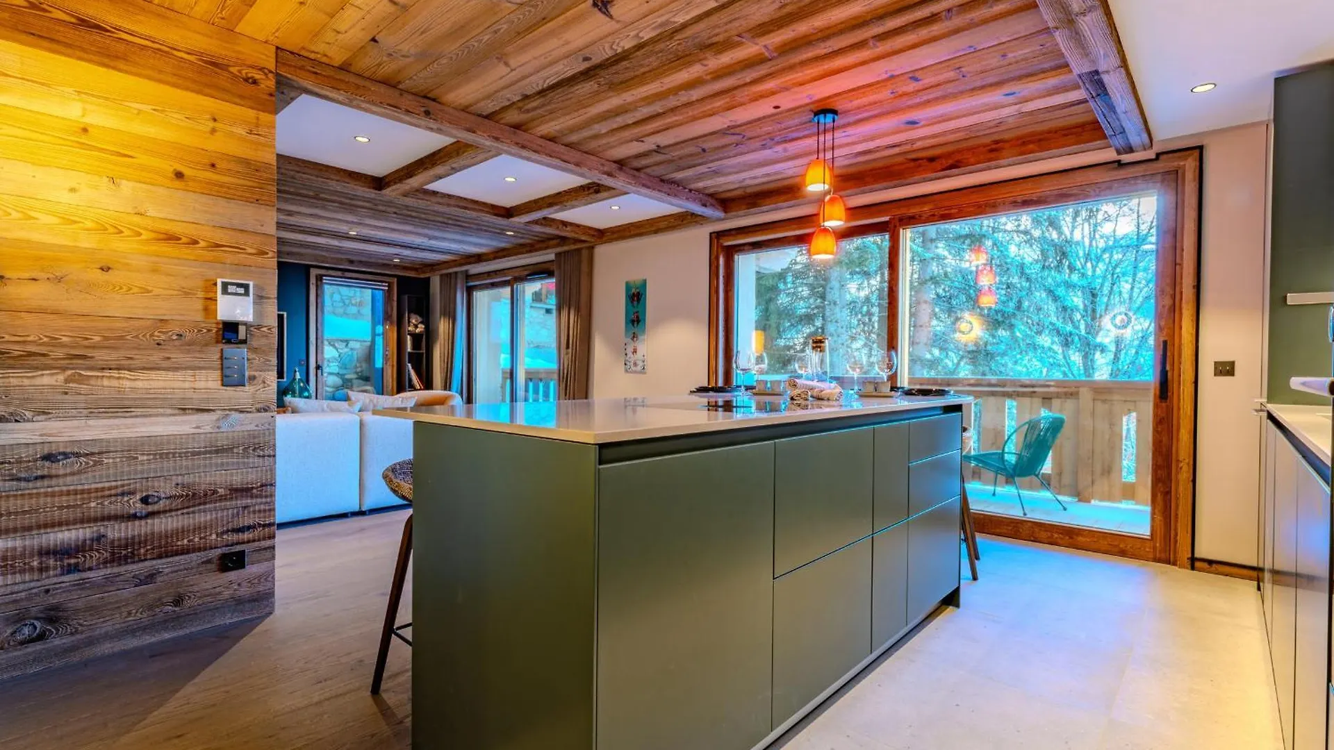 דירה Les Allues Appartement De Luxe Avec Jacuzzi Et Terrasse Panoramique A Meribel - Fr-1-613-134